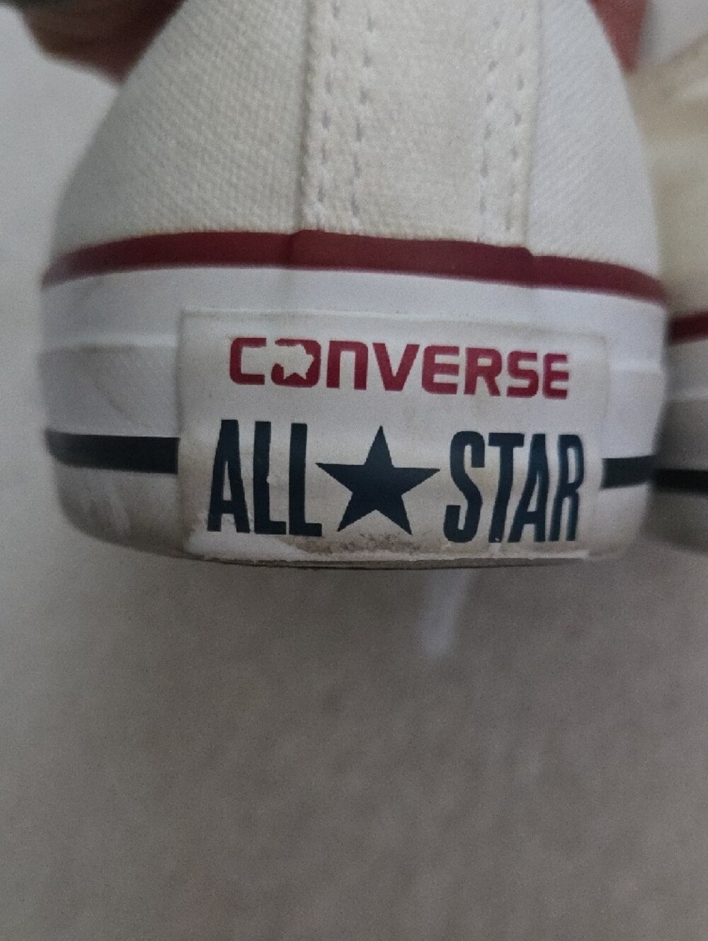 Converse Chuck Taylor All Star Low Top Sneaker In Cream & White - Picture 3 of 8